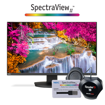 Picture of 27 4K UHD Business-class Widescreen Desktop Monitor with USB-C Charging and SpectraViewII Color Calibration Solution