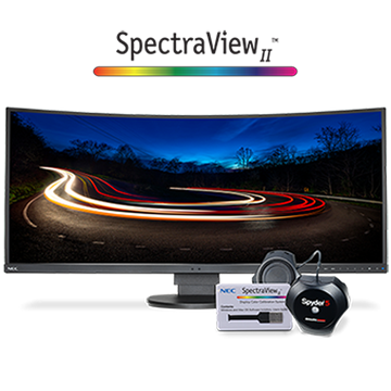 Picture of 34 21:9 Ultrawide Monitor with 3-sided Ultra-narrow Bezel, SVA Panel and SpectraView Color Calibration Kit