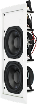 Picture of 2x 6" In-wall Subwoofer, White