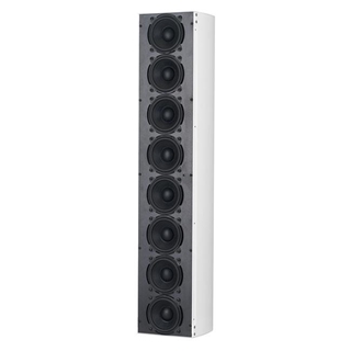 Picture of Digitally Steerable Powered Column Array Loudspeaker with 8 Independently Controlled Drivers, Integrated DSP and BeamEngine GUI Control for Installation Applications