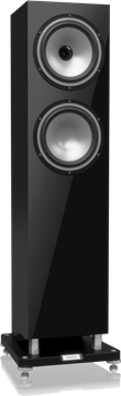 Picture of 8" 2-1/2-way Floorstanding Dual Concentric HiFi Loudspeaker, Gloss Black