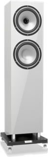 Picture of 8" 2-1/2-way Floorstanding Dual Concentric HiFi Loudspeaker, Gloss White