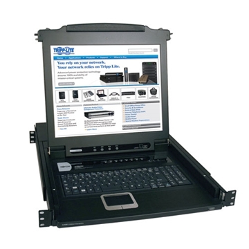 Picture of NetDirector 8-Port 1U Rack-Mount Console KVM Switch with 17-in. LCD
