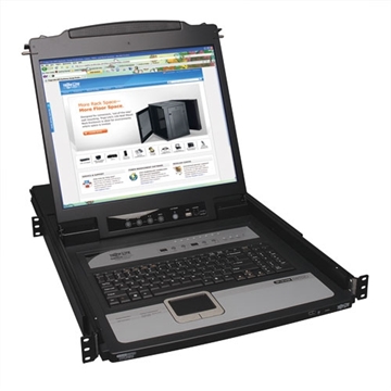 Picture of NetDirector 8-Port 1U Rack-Mount Console KVM Switch with 19-in. LCD and IP Remote Access