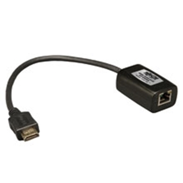 Picture of HDMI over Cat5/Cat6 Passive Extender, Box-Style Remote Receiver for Video and Audio, 1080p @60Hz up to 50-ft., TAA