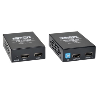 Picture of 1 x 2 HDMI over Cat5/Cat6 Extender Kit, Box-Style Transmitter and Receiver, 1080p @60Hz up to 150-ft., TAA