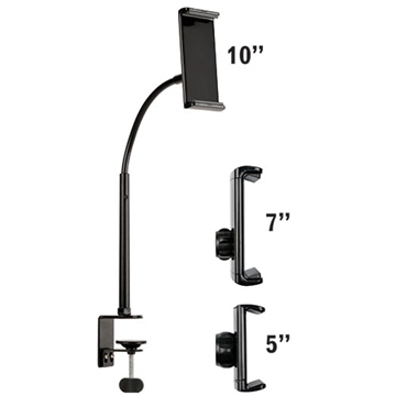 Picture of Universal Phone and Tablet Desk Clamp Mount 3.5" - 10" Screen
