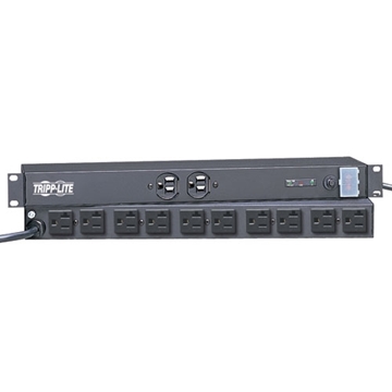 Picture of Isobar 12-Outlet Network Server Surge Protector, 15 ft. Cord with L5-20P Plug, 3840 Joules, Diagnostic LEDs, 1U Rack-Mount