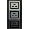 Picture of 8.6kW 3-Phase Metered PDU, 208/120V Outlets (36 C13, 6 C19, 6 5-15/20R), L21-30P, 6ft Cord, 0U Vertical, TAA
