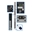 Picture of 10kW 3-Phase Switched PDU, 200/208/240V Outlets (24-C13, 6-C19), IEC-309 30A Blue, 6ft Cord, 0U Vertical, TAA
