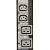 Picture of 25.2kW 3-Phase Switched PDU, 240V Outlets (12 C13  12 C19), IEC309 60A Red, 415V Input, 6ft Cord, 0U Vertical