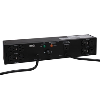 Picture of 1.44kW Single-Phase Hot-Swap PDU, 120V 15A Outlets (8 5-15R), 2 5-15P, 10ft  6ft Cords 2U Rack-Mount