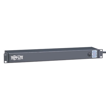 Picture of 1U Rack-Mount Network Server Power Strip, 120V, 15A, 6-Outlet (Rear-Facing), 15-ft. Cord