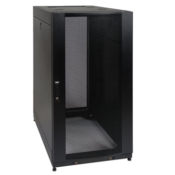 Picture of 25U SmartRack Standard-Depth Rack Enclosure Cabinet with doors/side panels  shock pallet shipping