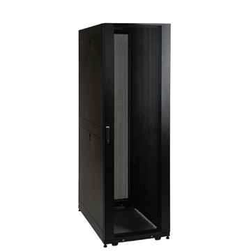 Picture of 42U SmartRack Standard-Depth Server Rack Enclosure Cabinet with doors  side panels