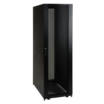 Picture of 42U SmartRack Standard-Depth Rack Enclosure Cabinet, Threaded 10-32 Mounting Holes with doors  side panels
