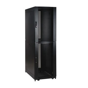 Picture of 42U SmartRack Co-Location Standard-Depth Rack Enclosure Cabinet - 2 separate compartments