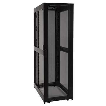 Picture of 42U SmartRack Mid-Depth Rack Enclosure Cabinet with doors  side panels