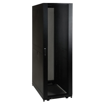 Picture of 42U SmartRack Shallow-Depth Rack Enclosure Cabinet with doors  side panels