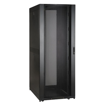 Picture of 42U SmartRack Wide Standard-Depth Rack Enclosure Cabinet with doors, side panels  shock pallet packaging