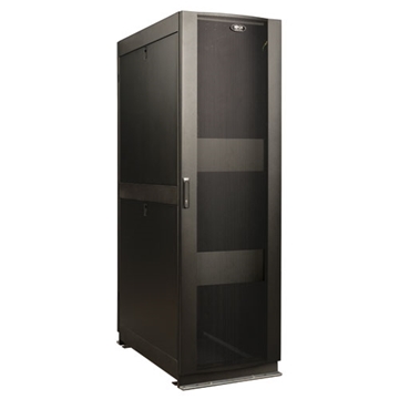 Picture of 42U SmartRack Seismic-Certified Standard-Depth Rack Enclosure Cabinet with doors  side panels