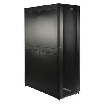 Picture of 45U SmartRack Deep Rack Enclosure Cabinet with doors  side panels