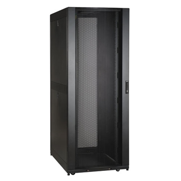 Picture of 45U SmartRack Wide Standard-Depth Rack Enclosure Cabinet with Doors and Side Panels, Shock Pallet Packaging