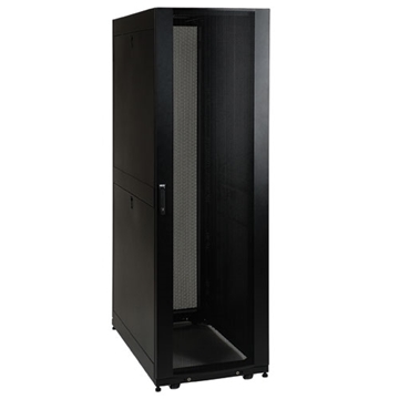 Picture of 48U SmartRack Standard-Depth Rack Enclosure Cabinet with doors  side panels