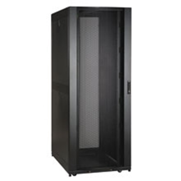 Picture of 48U SmartRack Wide Standard-Depth Rack Enclosure Cabinet with doors, side panels  shock pallet packaging