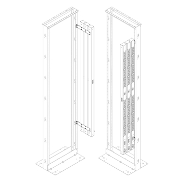 Picture of Vertical PDU Mounting Bracket Accessory Kit for 2-Post and 4-Post Open Frame Racks