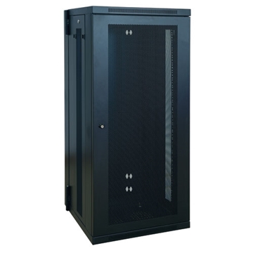 Picture of SmartRack 26U Low-Profile Switch-Depth Wall-Mount Rack Enclosure Cabinet, Hinged Back