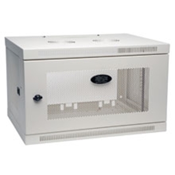 Picture of SmartRack 6U Low-Profile Switch-Depth Wall-Mount Rack Enclosure Cabinet with Clear Acrylic Window