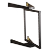 Picture of SmartRack 12U Flat-Pack Low-Profile Switch-Depth Wall-Mount Pivoting 2-Post Open Frame Rack