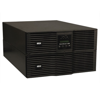 Picture of SmartOnline 200-240V 10kVA 9kW Double-Conversion UPS, 6U, Extended Run, Network Card Slot, USB, DB9, Switch, Hardwire