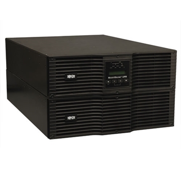 Picture of SmartOnline 208/240, 230V 8kVA 7.2kW Double-Conversion UPS, 6U Rack/Tower, Extended Run, Network Card Options, USB, DB9, Bypass Switch, C19 outlets
