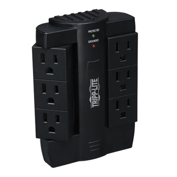 Picture of Protect It! Surge Protector with 6 Rotatable Outlets, Direct-Plug In, 1500 Joules