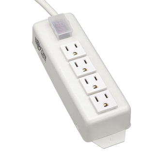 Picture of Power Strip 120V 5-15R 4 Outlet Metal 6ft Cord 5-15P