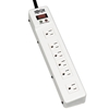 Picture of Protect It! Surge Protector with 6 Right Angle Outlets, 6-ft. Cord, 1340 Joules, Diagnostic LEDs, Metal Case