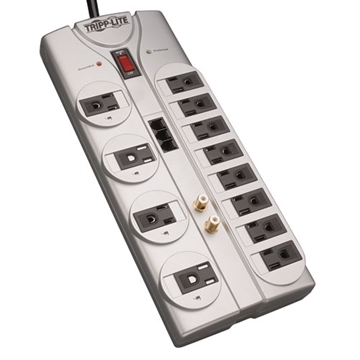 Picture of Protect It! 12-Outlet Surge Protector, 8-ft. Cord, 2880 Joules, Tel/Modem/Coaxial Protection