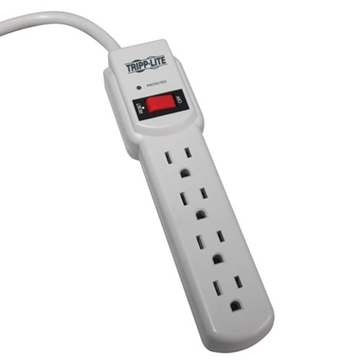 Picture of Protect It! 4-Outlet Home Computer Surge Protector Strip, 4-ft Cord, 450 Joules