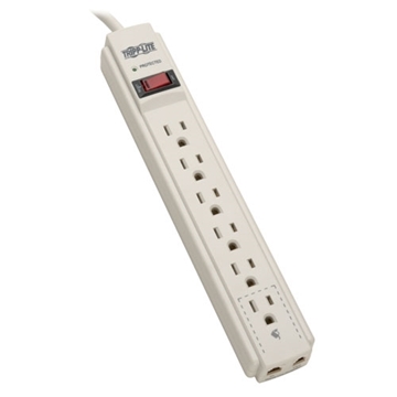 Picture of Protect It! 6-Outlet Surge Protector, 4-ft. Cord, 790 Joules, Tel/Fax/Modem Protection