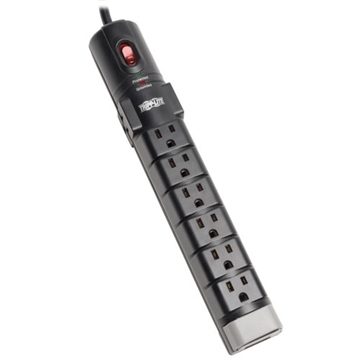 Picture of Protect It! 8-Outlet Surge Protector, 6-ft. Cord, 2160 Joules, Tel/DSL Protection, Cord Clip