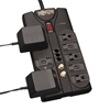 Picture of Protect It! 8-Outlet Surge Protector, 8-ft. Cord, 2160 Joules, Tel/Fax/Modem/Coax Protection, RJ11