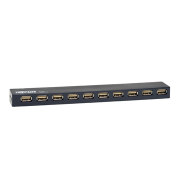 Picture of 10-Port USB 2.0 Mobile Hi-Speed Hub Notebook Laptop Bus Power AC