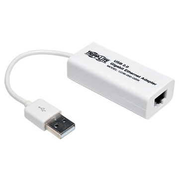 Picture of USB 2.0 to Gigabit Ethernet NIC Network Adapter, 10/100/1000 Mbps, White