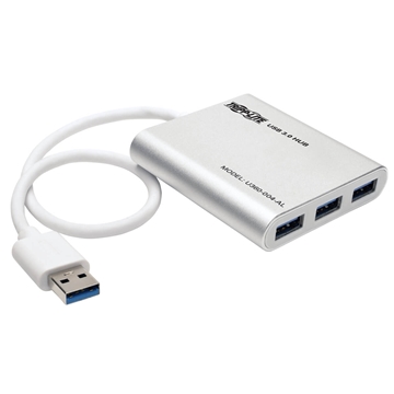 Picture of 4-Port Portable USB 3.0 SuperSpeed Mini Hub, Aluminum