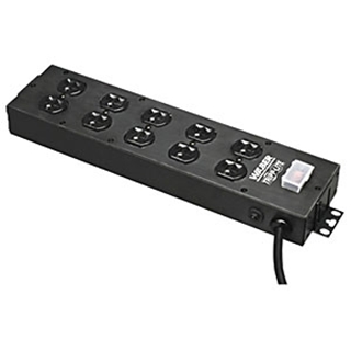 Picture of Waber-by-Tripp Lite 10-Outlet Industrial Power Strip, 15-ft. Cord, Large Plug Spacing