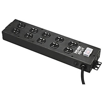 Picture of Waber-by-Tripp Lite 10-Outlet Industrial Power Strip, 15-ft. Cord, Large Plug Spacing