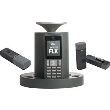 Picture of Revolabs Wireless VoIP SIP System with one Omnidirectional Tabletop and one Wearable Microphone