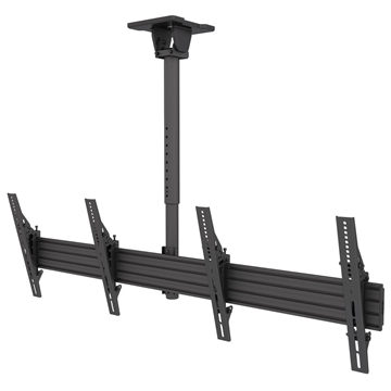 Picture of Menu Board Ceiling Mount System with Tilting Arms for 40-Inch to 60-Inch TVs (2 wide, 1 high, 1 sided)